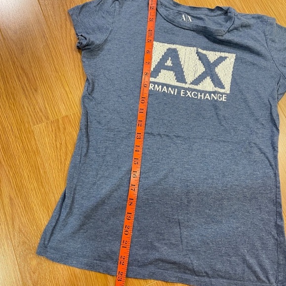 Armani Exchange Blue Short Sleeve Tee - Picture 6 of 6